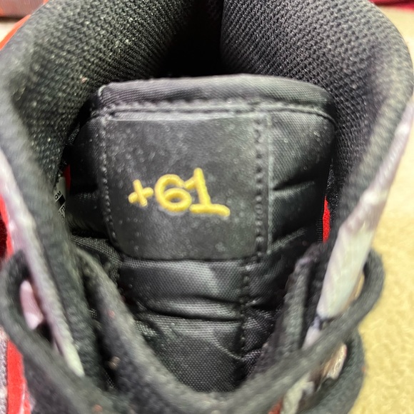 Nike Ben Simmons X Mid “Premium Plaid” suede red pattern Nike check size 10.5 - Picture 6 of 9